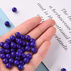 Непрозрачные акриловые бусины X-MACR-S370-C8mm-A36