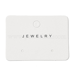Бумажные карточки для демонстрации ювелирных изделий с отверстием для подвешивания CDIS-M005-27