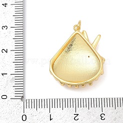 Латунные подвески KK-U058-57B-G