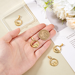 4 шт. 2 стиля ионного покрытия (IP) 304 подвески из нержавеющей стали STAS-UN0061-11