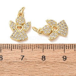 Messing micro pave klar zirkonia charme&nbsp;CU-E003-13G-B