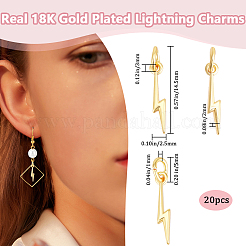 20 шт. Латунные подвески&nbsp;KK-BBC0015-78