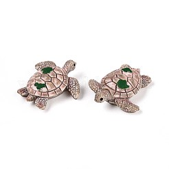 Кабошоны из непрозрачной смолы черепаха CRES-T025-35