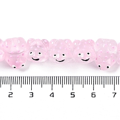 Brins de perles en verre émaillé transparent&nbsp;GLAA-B021-05I