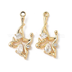 Латунные микро проложить кубического циркония подвески&nbsp;KK-S531-03G