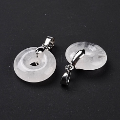 Природного кварца хрустальных подвесок&nbsp;G-E059-01P-06