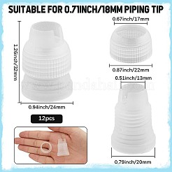 Конвертер насадок для кондитерского мешка с пластиковой глазурью&nbsp;KY-SP0001-42A