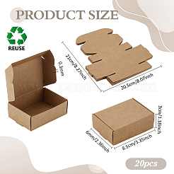 Картонные бумажные почтовые коробки&nbsp;CON-WH0085-103A