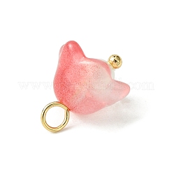 Прозрачные брызги окрашенные стеклянные подвески PALLOY-TA00091