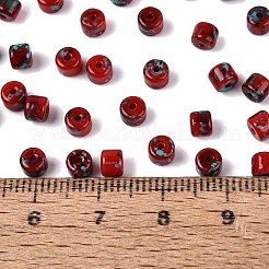 Perles de verre opaques de Picasso&nbsp;SEED-Q039-05A-A06