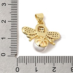 Messing micro pave klare zirkonia anhänger&nbsp;KK-A296-32G