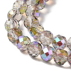 Нити гальванических бусин с полурадужным покрытием&nbsp;EGLA-H104-08A-HR03