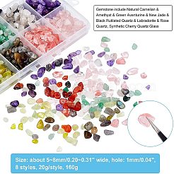 Натуральные и синтетические бусины из драгоценных камней 160 стиля 8 г G-NB0002-53A