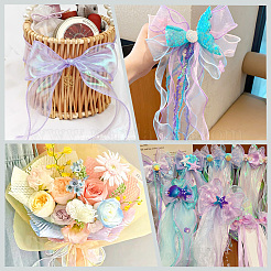 3 рулон ленты из полиэстеровой органзы 3 цветов PAAG-CY0001-03B