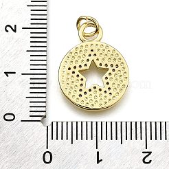 Стойки обшивки латунь микро проложить Циркон подвеску&nbsp;KK-K401-77G