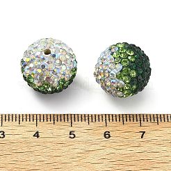 Градиентный дизайн полимерная глина стразы бусины CLAY-NH0001-03