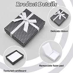 12 шт. 2-х цветные картонные бумажные коробки для набора украшений CBOX-FS0001-03