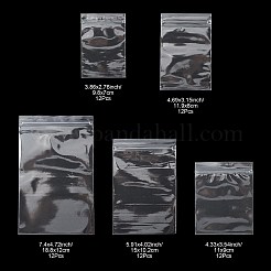 60 шт. 5-х видов полипропиленовых пакетов с застежкой-молнией OPP-FS0001-21