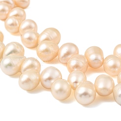 Нити из натурального культивированного пресноводного жемчуга PEAR-I007-04E-02B