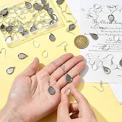 Наборы для изготовления висячих серег своими руками DIY-FS0009-19