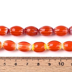 Ручной работы millefiori стеклянные бусины нитки LAMP-T022-15M