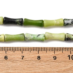 Природные серпантину нитей бисера G-L624-G13-12x5mm