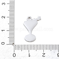 Pendentifs en acier inoxydable 304&nbsp;SA-CBAE30B-01K-P