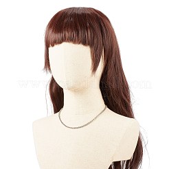 Anlaufgeschützte Rolo-Ketten-Halskette aus 304er Edelstahl mit Doppelgliedern für Damen&nbsp;NJEW-JN03892-05