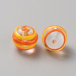 Perle di vetro verniciato trasparente&nbsp;GLAA-WH20007-01C