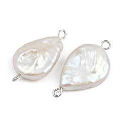 Подвески-капельки из натурального пресноводного жемчуга Кеши STAS-D378-15P