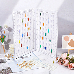 Бумажный нейл-арт дисплей цветная книга&nbsp;ODIS-WH0075-116C