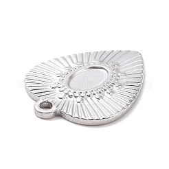 Подвеска-кабошон из не тускнеющей нержавеющей стали 304&nbsp;LS-STAS-G287-11P