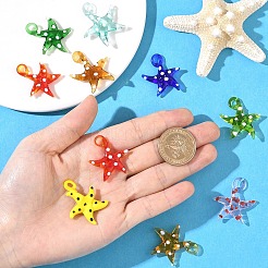 5шт подвески ручной работы лэмпворк&nbsp;LAMP-YW0001-85