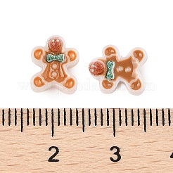 Leuchtende Harz-Cabochons mit Weihnachtsmotiv&nbsp;RESI-U003-02J