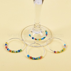 Латунь бокал очарование кольца серьги обруча&nbsp;KK-PH0028-01S