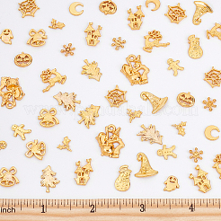 120pcs 15 styles cabochons en alliage&nbsp;FIND-OC0001-11