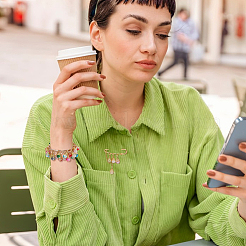 100шт 10 цвета подвески из сплава стекла&nbsp;PALLOY-PH01832