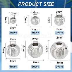 180шт 6 стиля латунные бусины&nbsp;KK-BC0013-14P