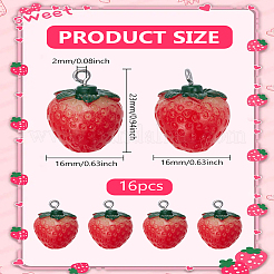 Подвески из непрозрачной смолы 16 шт.&nbsp;RESI-LP0001-17