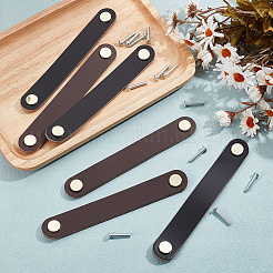 6 комплект овальных кожаных ручек для шкафа двух цветов FIND-HY0003-57