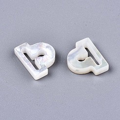 Shell perle bianche naturali&nbsp;X-SSHEL-ZX004-02I