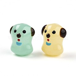 Эмалевые бусины ручной работы в технике лэмпворк&nbsp;LAMP-N029-02