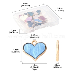 Подвески из эмали из сплава 30 шт.&nbsp;ENAM-FS0002-68