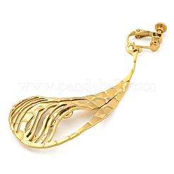 Ионное покрытие (ip) серьги из нержавеющей стали 304 для женщин EJEW-E304-07G