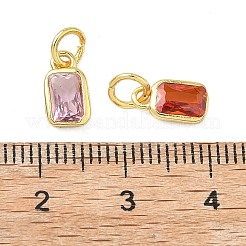 Латунные микро проложить кубического циркония подвески&nbsp;KK-L264-02G