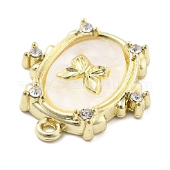 Подвеска из сплава ацетата целлюлозы со стразами&nbsp;LS-PALLOY-E582-07G-02