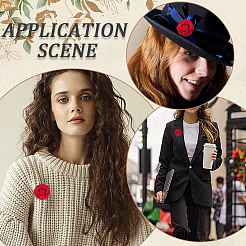 4 шт. тканевая брошь-булавка «Камелия»&nbsp;JEWB-CN0001-03C