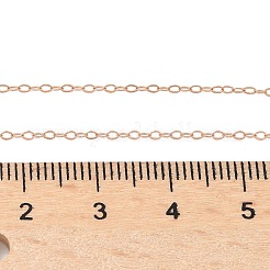 Латунные кабельные цепочки ожерелья для женщин и мужчин NJEW-Z068-04RG