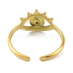 Кольца из натурального окрашенного и нагретого черного агата RJEW-F166-56G