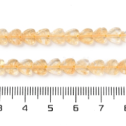 Природный желтый кварц нитей бисера G-M403-A24-02